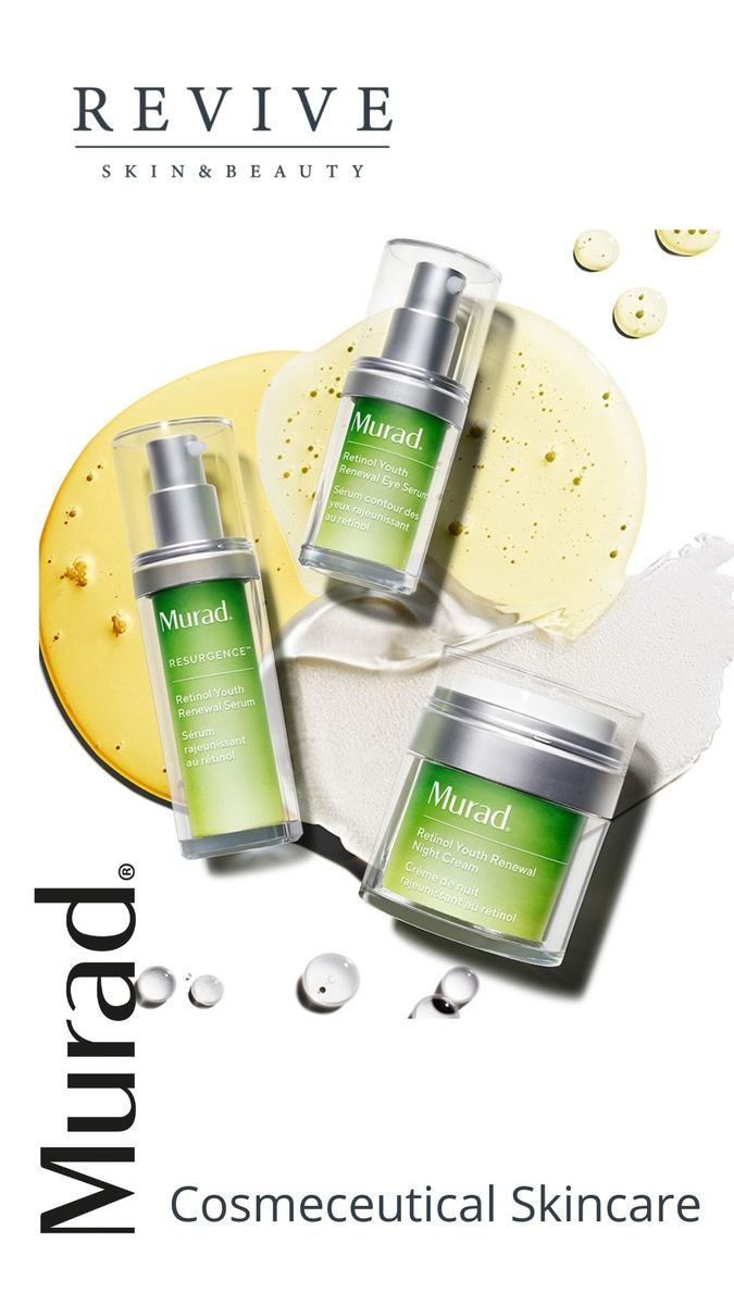 Murad cosmeceutical skincare, used and stocked at Revive